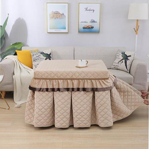 烤火桌子罩套正方形加厚电炉罩