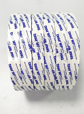 德莎tesa88643无纺布透明双面胶耐高温家电铭牌板粘接替代3m9948A