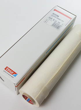 一卷包邮 德莎tesa52330白色贴版双面胶带 印刷布基皱纹纸胶带