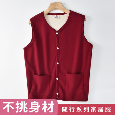 保暖马甲背心女冬季内搭可外穿保暖外套学生无袖坎肩开衫加绒上衣