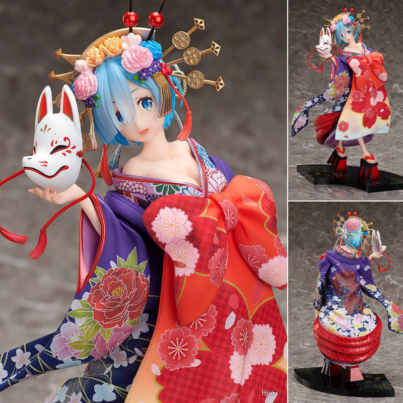 蕾姆花魁盛装和服摆件动漫模型Re:ZERO从零开始的异世界生活手办