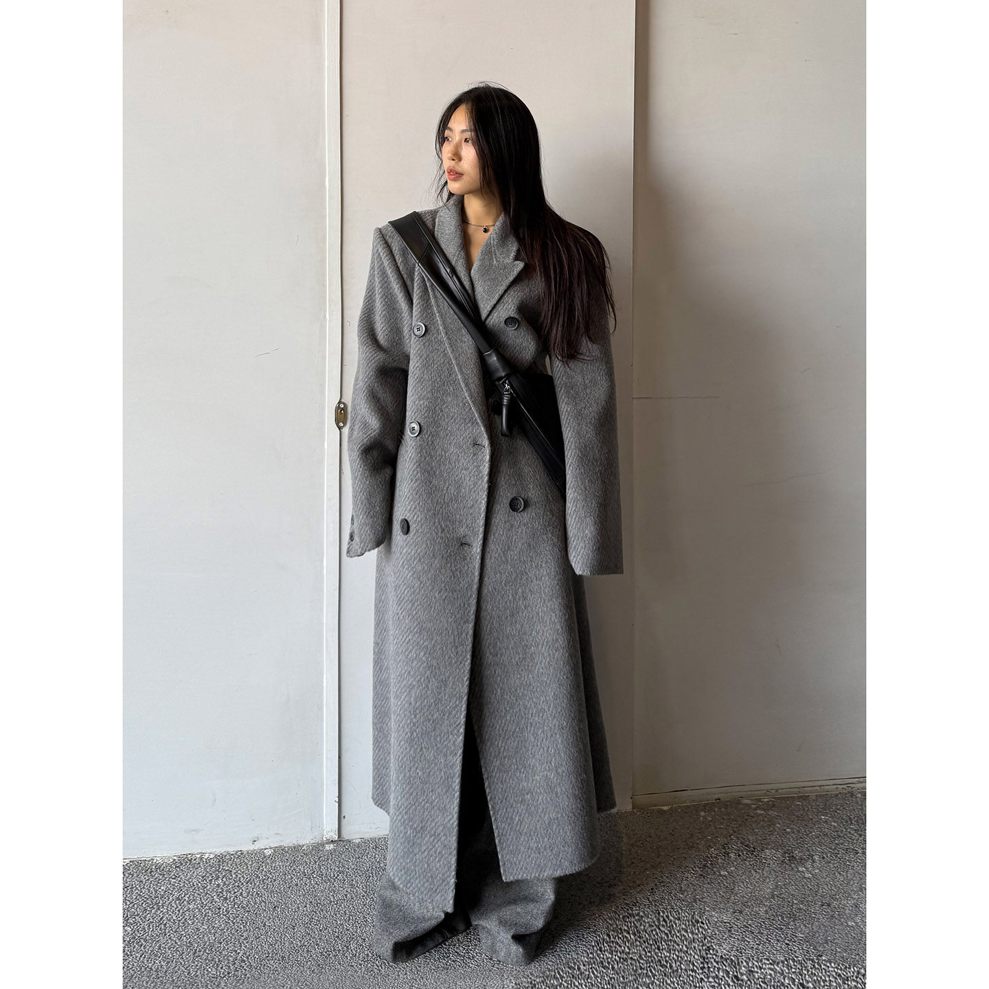 grape wang 双排扣骆驼绒大衣宽松手工双面呢外套羊毛秋冬新款,女装/女士精品,毛呢外套,淘宝优惠券,粉丝福利购,淘宝优惠卷