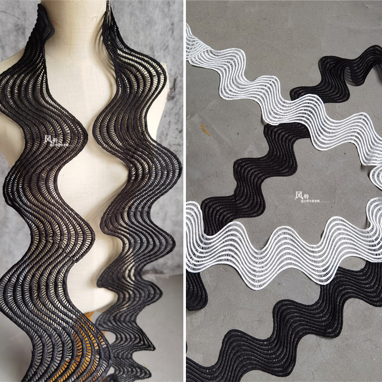 风铃花边服装欧美肌理