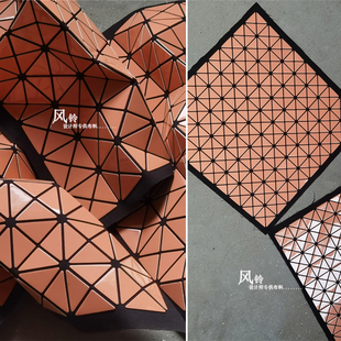 欧美立体肌理布 三宅一生材料香槟镜面款 设计包袋衣服装辅料面料