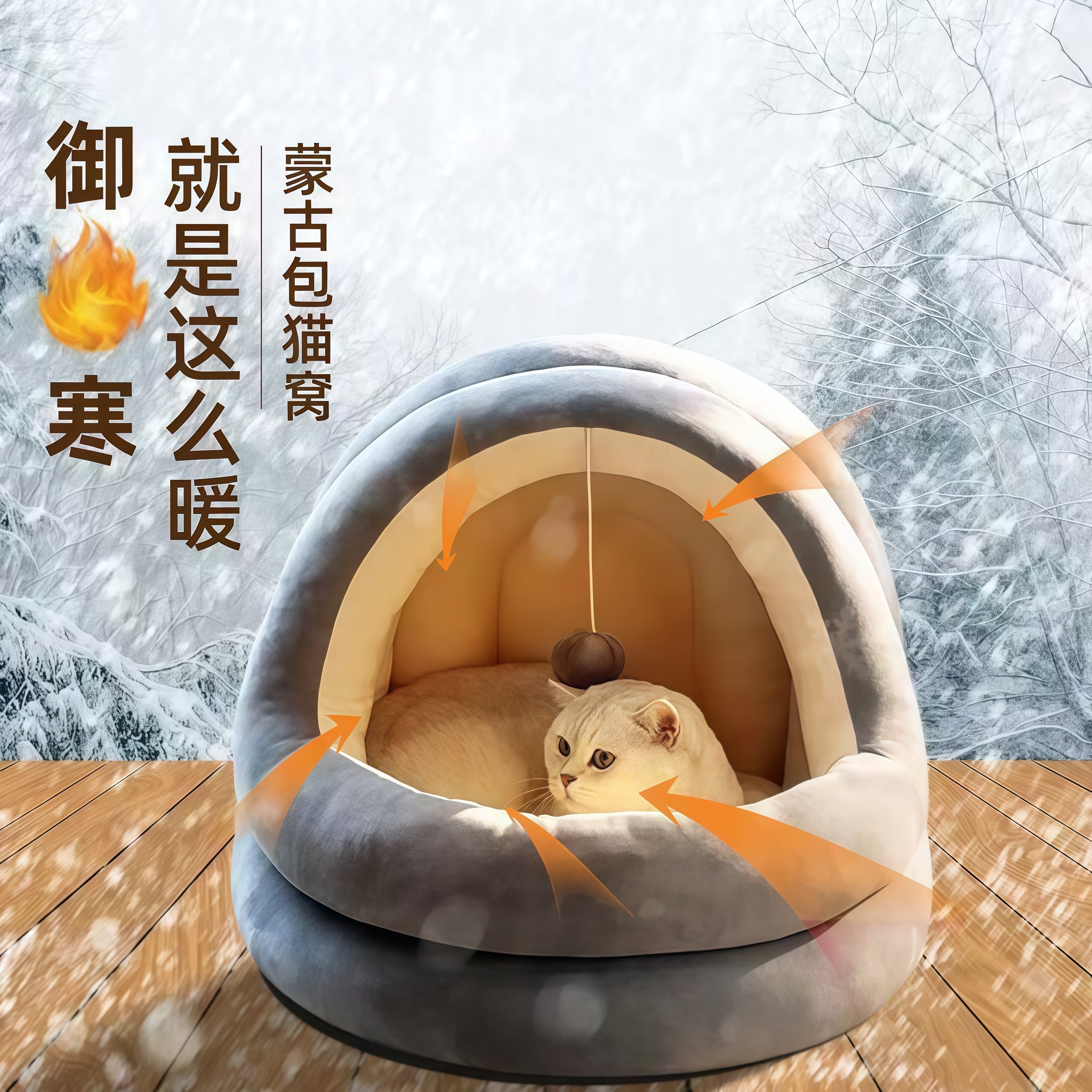 猫窝四季通用夏季猫屋封闭式猫咪幼猫小猫床夏天狗窝冬季保暖用品,宠物/宠物食品及用品,猫窝/屋/帐篷/沙发,淘宝优惠券,粉丝福利购,淘宝优惠卷