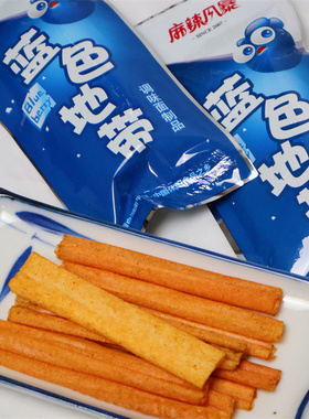 麻辣风暴蓝色地带辣条15g辣卷面筋素食校园儿时怀旧休闲零食小吃
