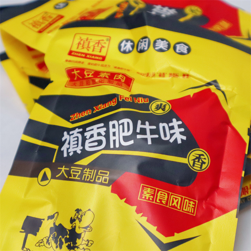 禛香肥牛味甜辣大豆素肉辣条牛肉干味小吃儿时怀旧办公室休闲零食