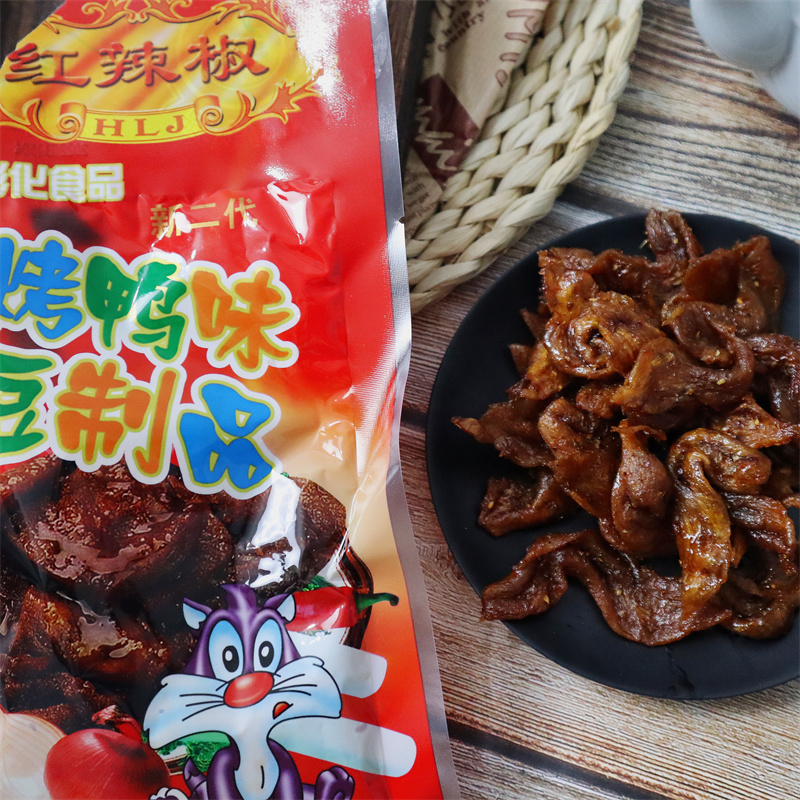 特产北京烤鸭190g怀旧素食辣条