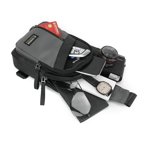 Рюкзак для отдыха, вместительная и большая нагрудная сумка, сумка через плечо, сумка на одно плечо для школьников, в корейском стиле