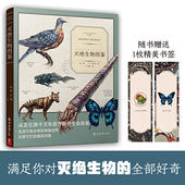 历史99幅充满现实感 揭秘生物繁荣与灭绝 灭绝生物图鉴 手绘神秘动物图鉴灭绝动物档案科普书籍 正版