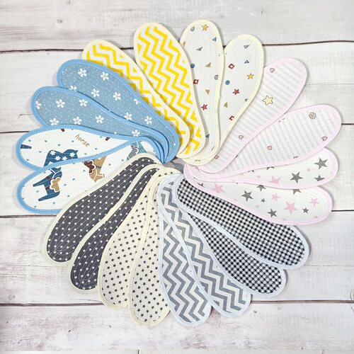 春秋纯棉鞋垫吸汗透气柔软手工鞋垫男女士成人亲子儿童单鞋夏季