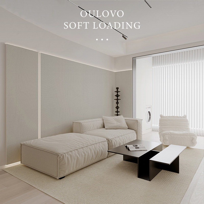 欧洛莱太空漫步灰墙布无缝全屋简约轻奢墙纸客厅卧室背景墙壁布