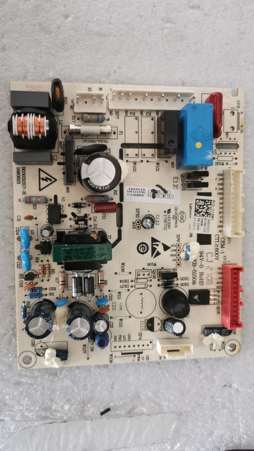 BCD-518WT WP 519WT 535 590电源板 1645519 1976276 原装全新