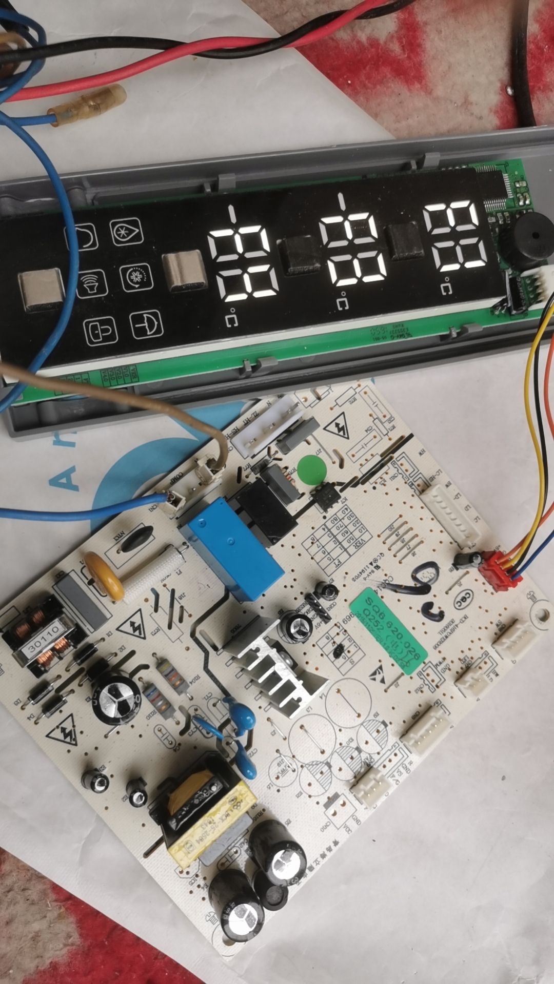 SQ6.620.007 SQ6.620.034A Q291WDTHFB/E冰箱电源板