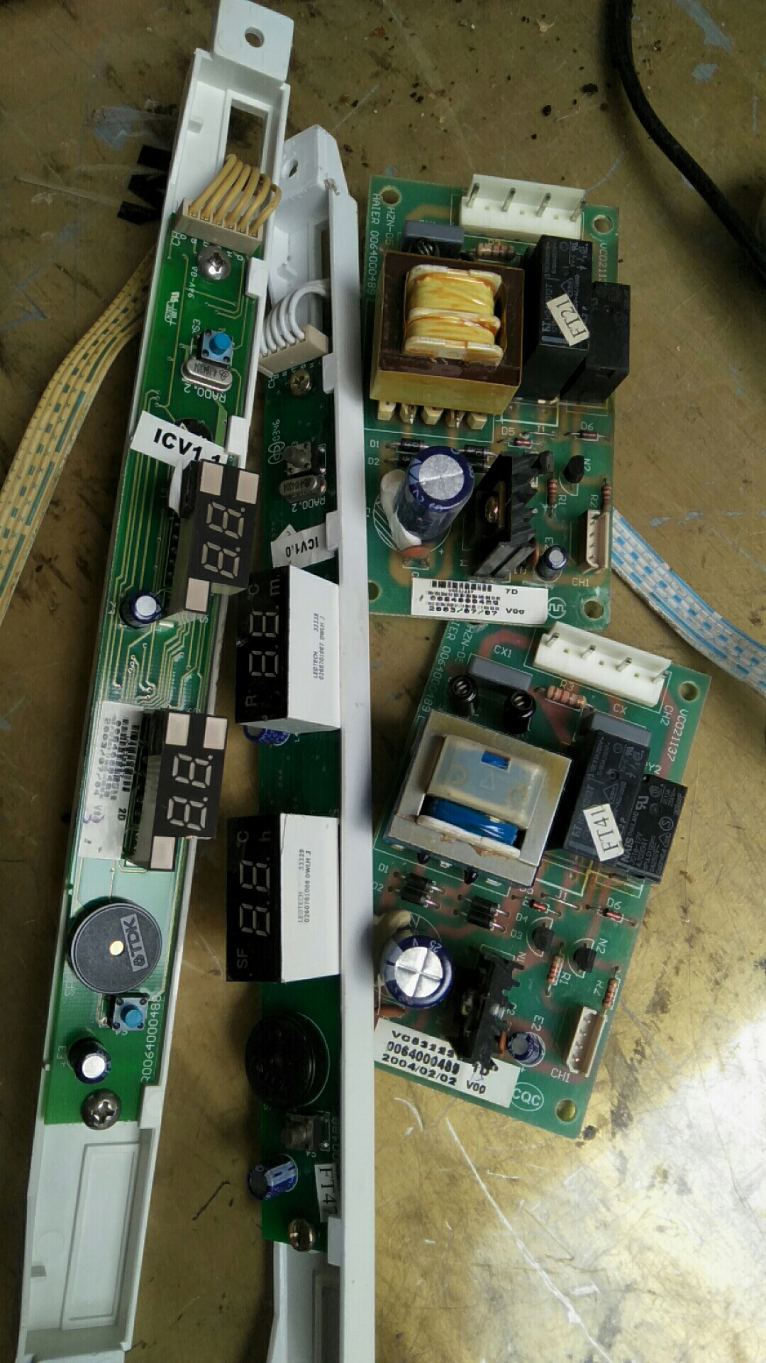 0064000489显示板 0064000653 729 0064000488海尔冰箱电源板