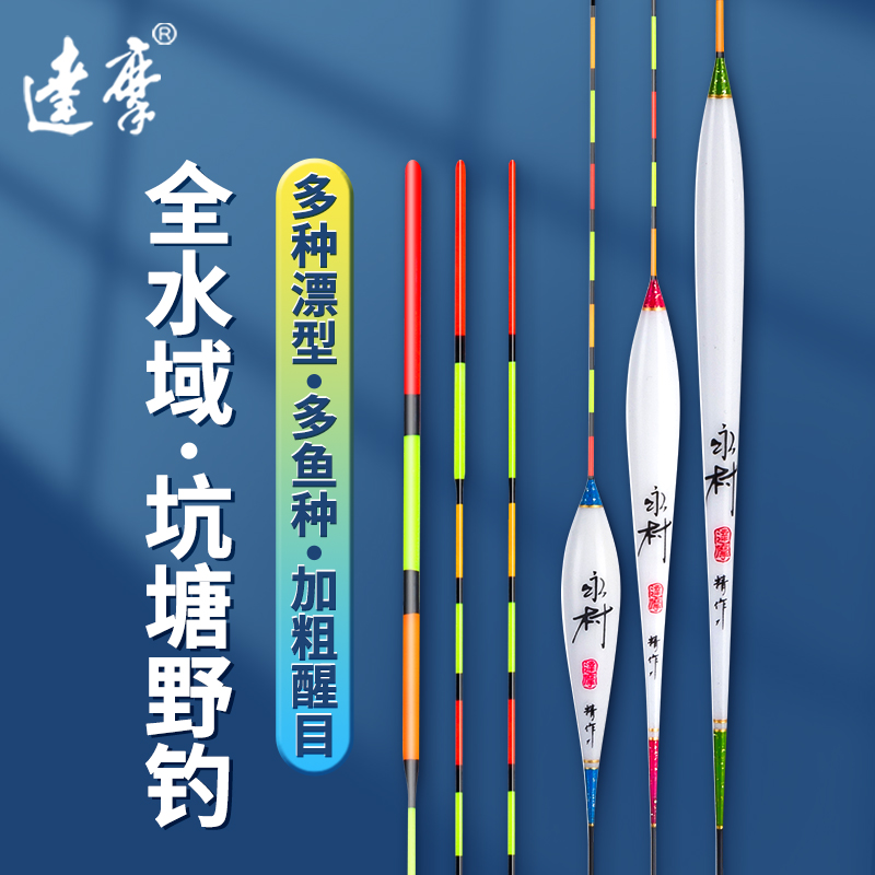 达摩纳米硬尾鲤鱼高灵敏浮漂