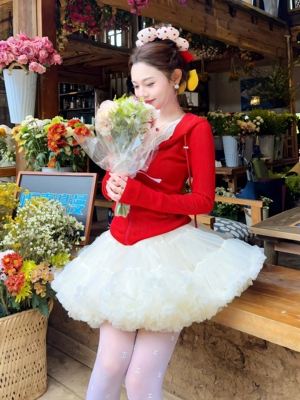 亲子装母女网红炸街tutu裙女孩蓬蓬网纱裙成人大人洋气百搭蛋糕裙