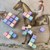 跨境解压按键1234569键试轴器键盘手指捏捏减压钥匙扣玩具挂件