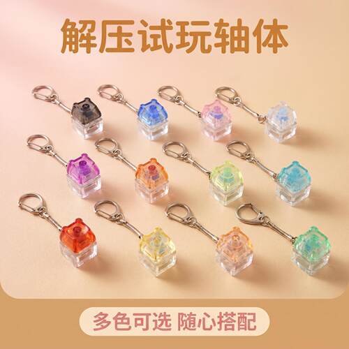 单键高透熊头按解压玩具机