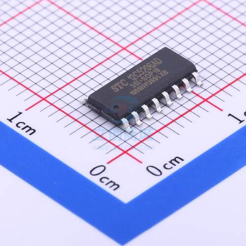 单片机(MCU/MPU/SOC) STC12C5206AD-35I-SOP16 SOIC-16_150mil 全