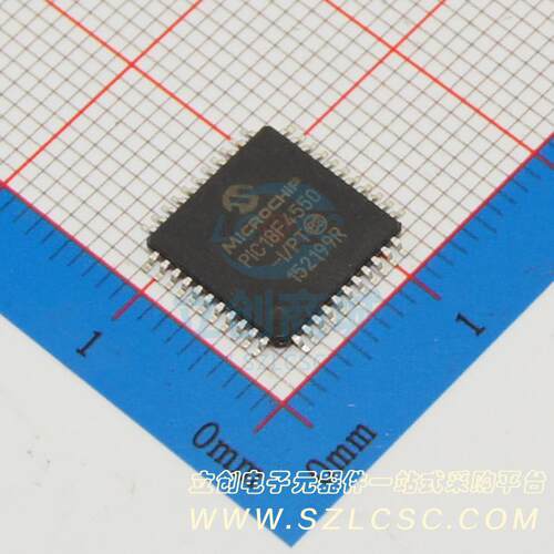 单片机(MCU/MPU/SOC) PIC18F4550-I/PT TQFP-44_10x10x08P MIC 全