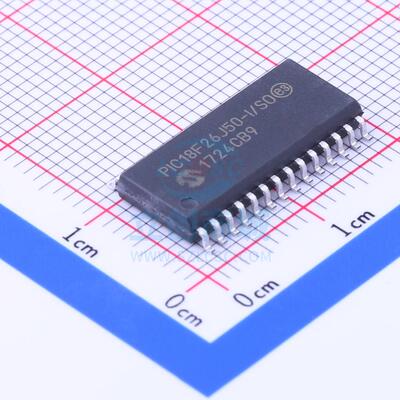 单片机(MCU/MPU/SOC) PIC18F26J50-I/SO SOIC-28_300mil MIC 全新