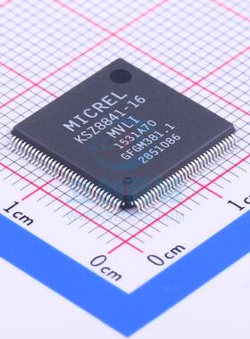 以太网芯片 KSZ8841-16MVLI LQFP-128 MICROCHIP(美国微芯)
