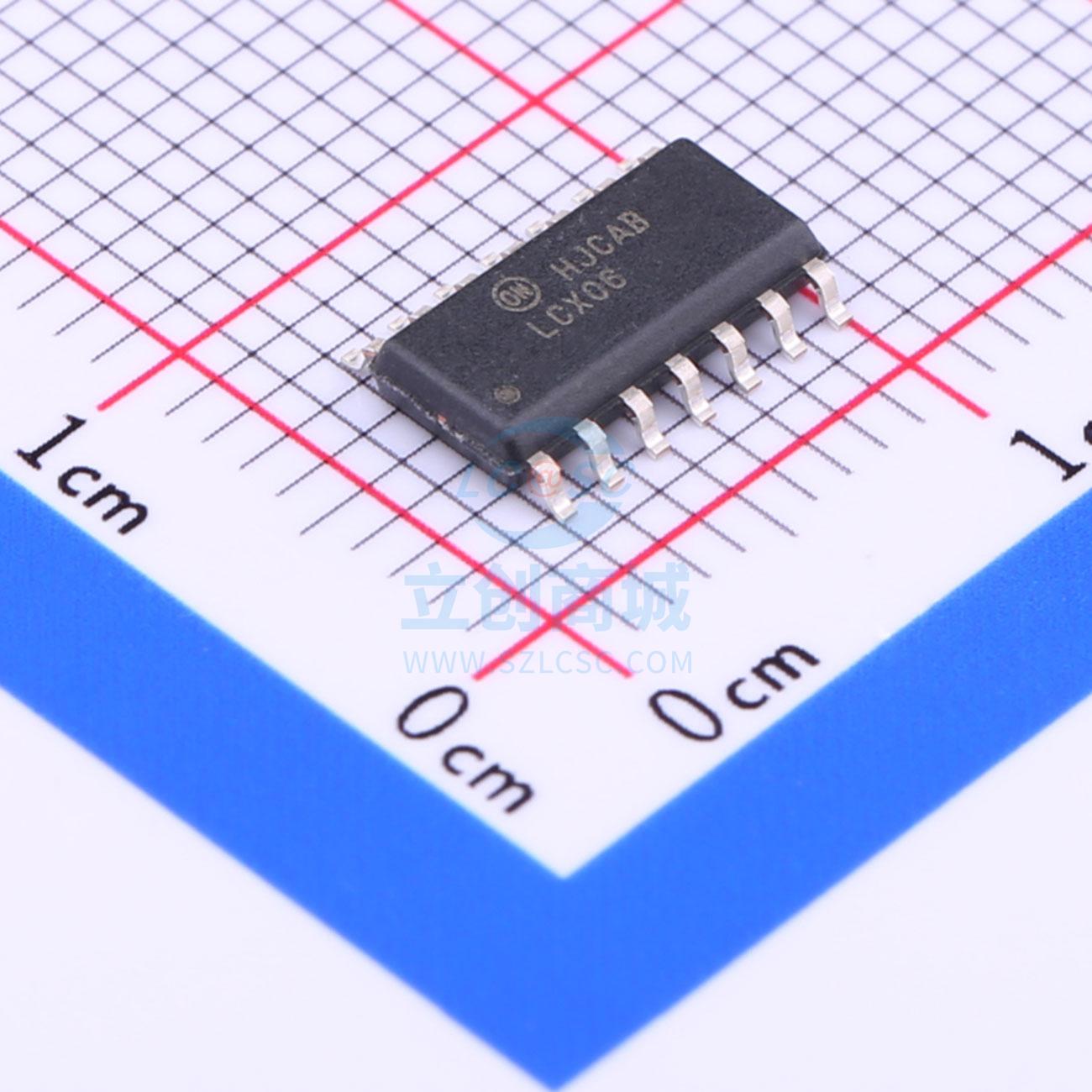 反相器 74LCX06MX SOIC-14 ON 全新原装进口