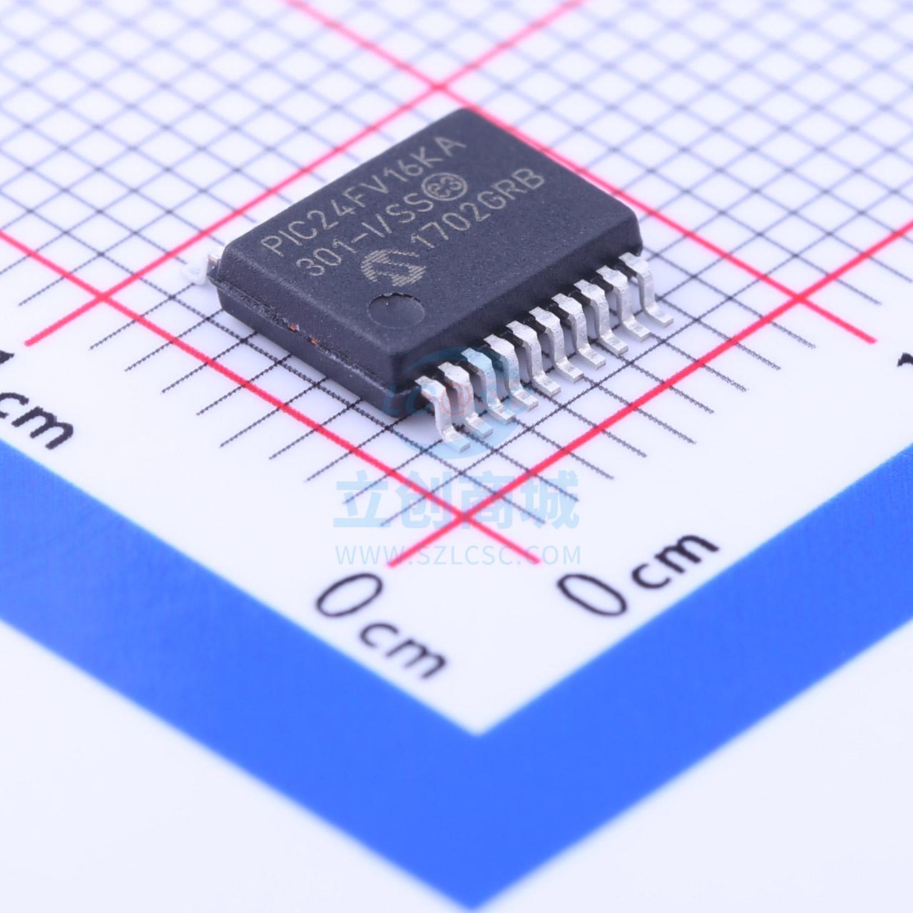 单片机(MCU/MPU/SOC) PIC24FV16KA301-I/SS SSOP-20_208mil MIC
