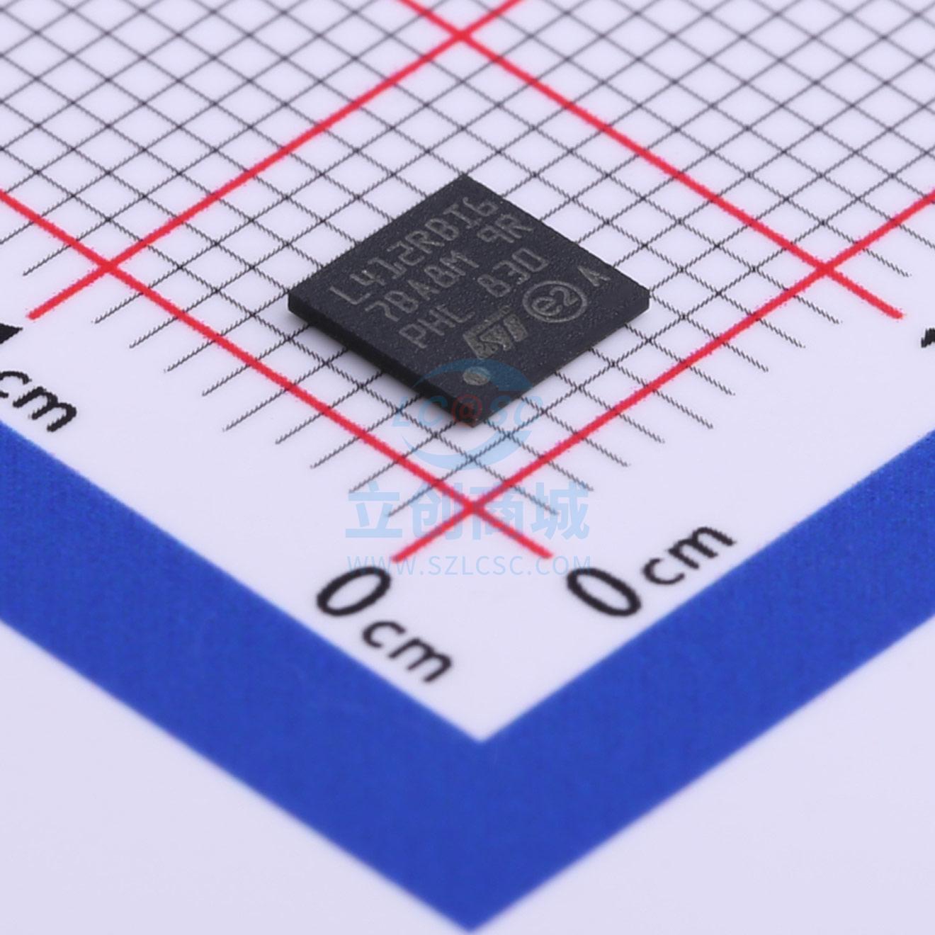 单片机(MCU/MPU/SOC) STM32L412RBI6 UFBGA-64 ST 全新原装进口