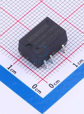 DC-DC电源芯片 B2424XT-2WR2 SMD,12.7x11.2x7.25mm MORNSUN(金升