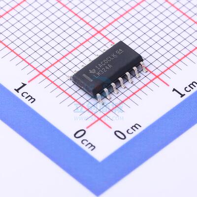 运算放大器 LM324AD SOIC-14 TI 全新原装进口