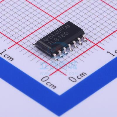 RS-485/RS-422芯片 SN75LBC180D SOIC-14 TI 全新原装进口