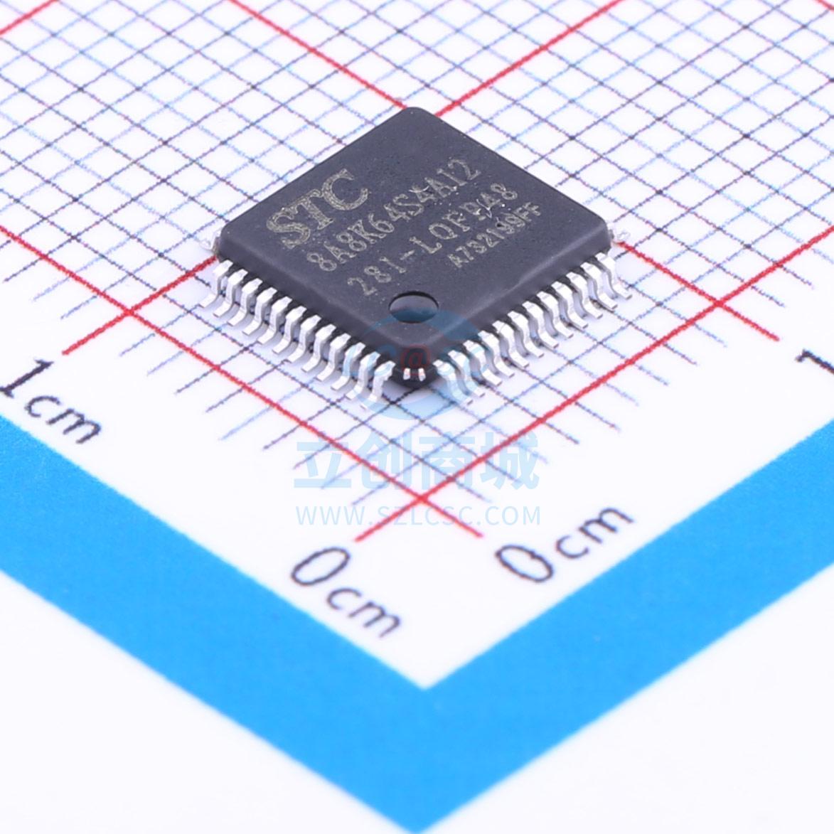 单片机(MCU/MPU/SOC) STC8A8K64S4A12-28I-LQFP48 LQFP-48_7x7x05