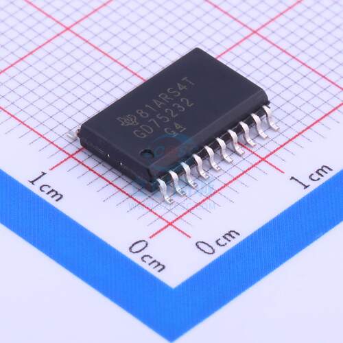 RS232芯片 GD75232DWR SOIC-20_300mil TI()
