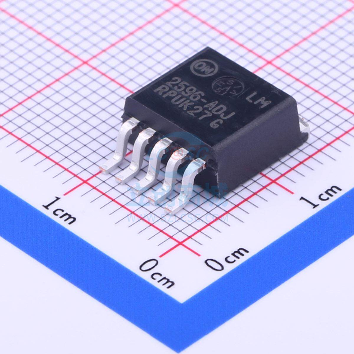 DC-DC电源芯片 LM2596DSADJR4G TO-263-5 onsemi(安森美)