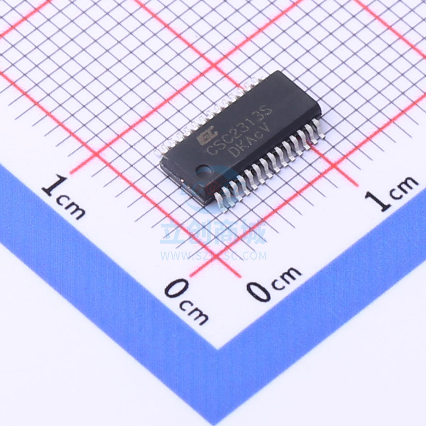 音频接口芯片 CSC2313S SSOP-28 cschip(晶源微)