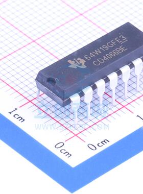 模拟开关/多路复用器 CD4066BE DIP-14 TI()