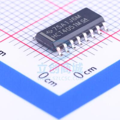 模拟开关/多路复用器 CD74HCT4051M SOIC-16_150mil TI()