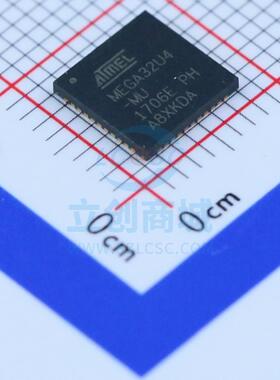 单片机(MCU/MPU/SOC) ATMEGA32U4-MU QFN-44_7x7x05P MIC 全新原