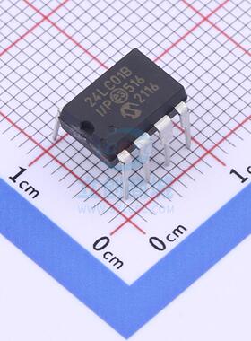 EEPROM 24LC01B-I/P DIP-8 MIC 全新原装进口