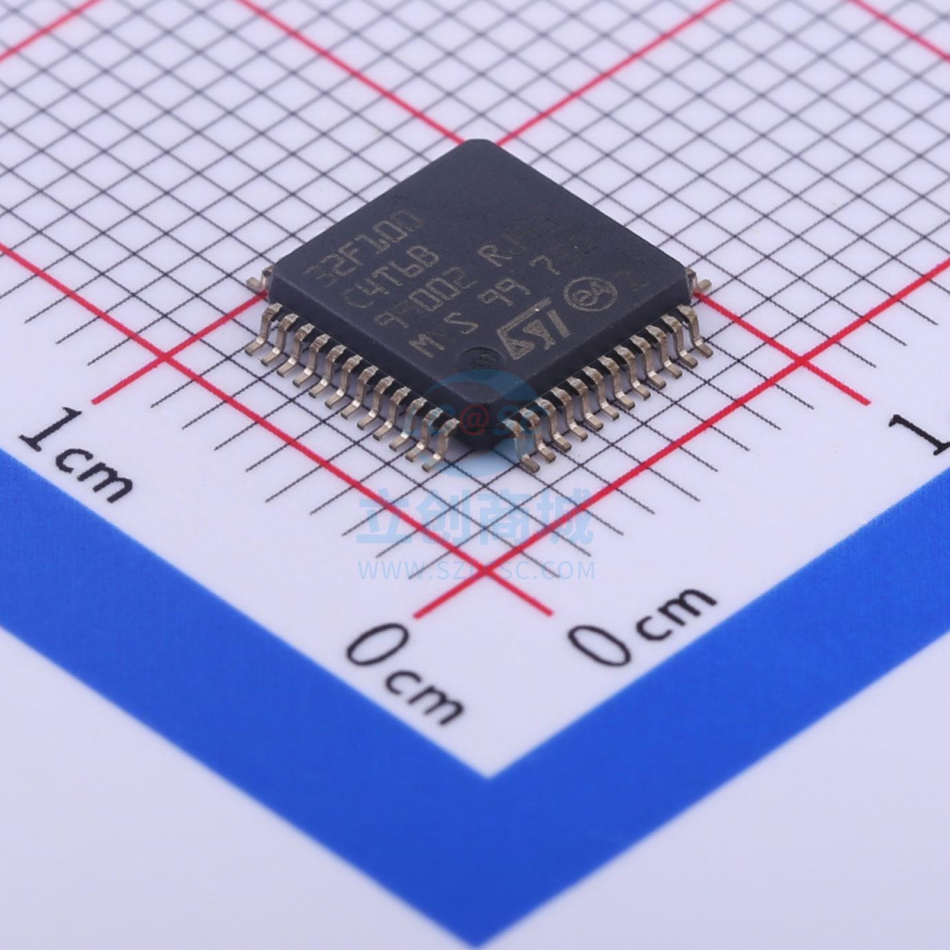 单片机(MCU/MPU/SOC) STM32F100C4T6B LQFP-48_7x7x05P ST 全新原