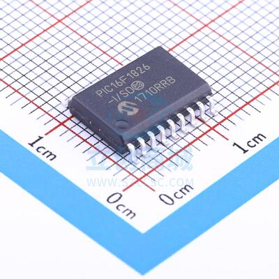 单片机(MCU/MPU/SOC) PIC16F1826-I/SO SOIC-18_300mil MIC 全新
