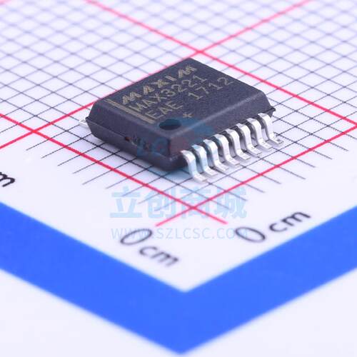 RS232芯片 MAX3221EAE+T SSOP-16_208mil MAXIM 全新原装进口