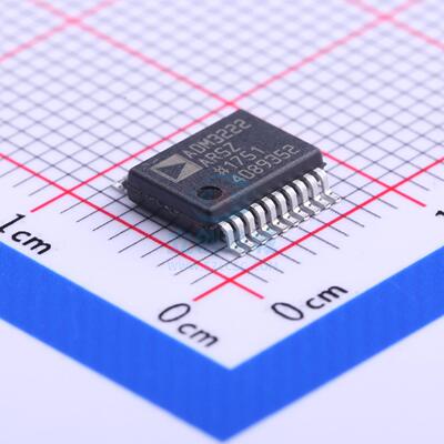 RS232芯片 ADM3222ARSZ SSOP-20_208mil ADI 全新原装进口