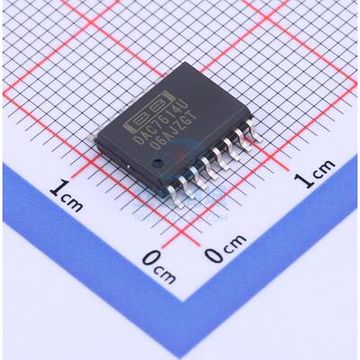 数模转换芯片DAC DAC7614U/1K SOIC-16 TI 全新原装进口