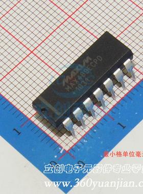 RS-485/RS-422芯片 MAX489ECPD DIP-14 MAXIM 全新原装进口