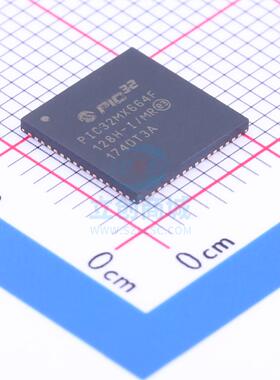 单片机(MCU/MPU/SOC) PIC32MX664F128H-I/MR QFN-64_9x9x05P MIC