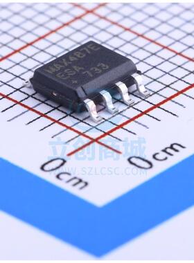 RS-485/RS-422芯片 MAX487EESA+T SOIC-8_150mil MAXIM 全新原装