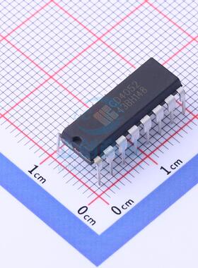 模拟开关/多路复用器 CD4052 DIP-16 I-CORE(中微爱芯)